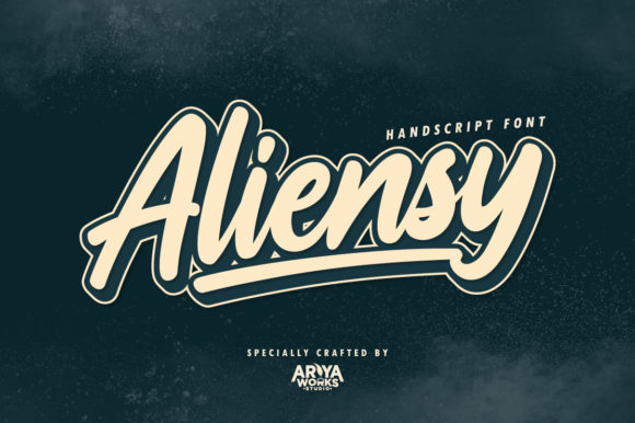 Aliensy: Bold Handwritten Fonts for Scroll-Stopping Campaigns