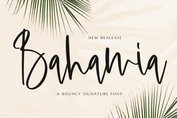 Bahamia Font Review: A Relaxed Script Handwritten Typeface for Elegant Branding