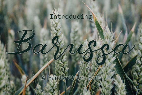 Barussa: The Handwritten Font for Modern Editorial Design