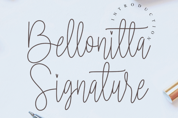 Bellonitta Signature: The Elegant Script Font for High-Impact Branding