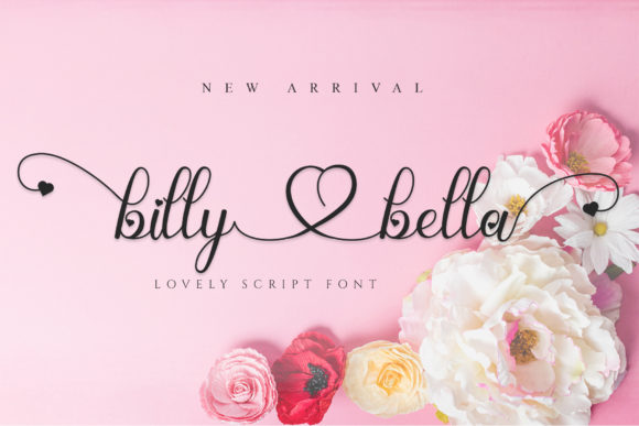 Billy Bella: A Light Handwritten Font for Luxury Brand Identity