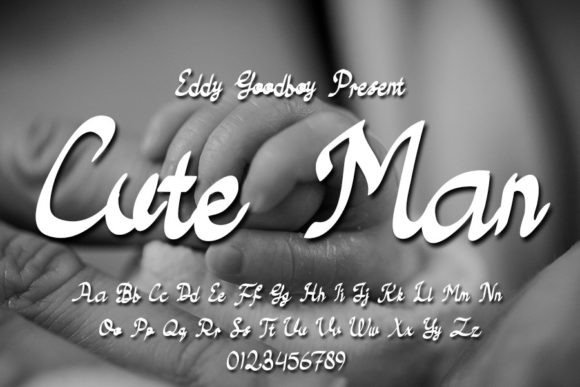 Cute Man: The Sweet Script Handwritten Font for Editorial Design