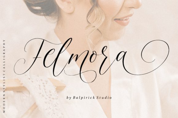 Felmora Typeface: Elevating Romantic Campaign Visuals