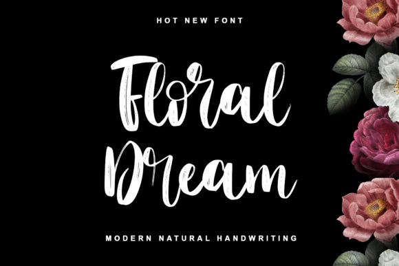 Floral Dream: The Script Handwritten Font for Elegant Small Business Branding