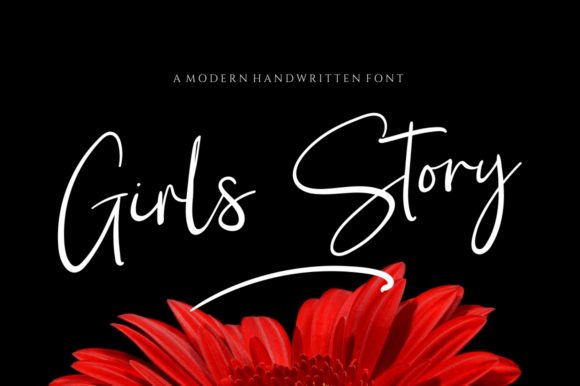 Girl Story Typeface: A Delicate Script for Editorial Design