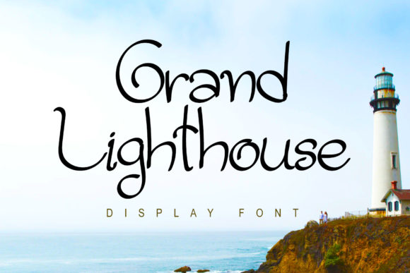 Grand Lighthouse Font Review for Wedding and Stationery Design