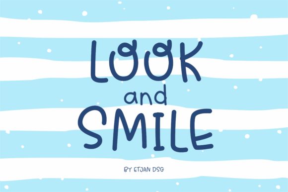 Look and Smile: A Playful Handwritten Font for Creative Projects