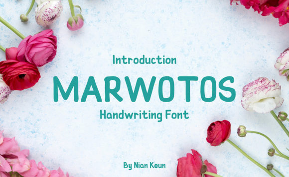 Marwotos: The Organic Handwritten Font for Modern Web Design