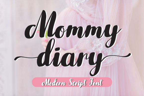 Mommy Diary: A Romantic Script Font for Elegant Web Design