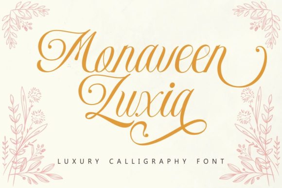 Monaveen Luxia: The Script Handwritten Font for Elegant Campaigns