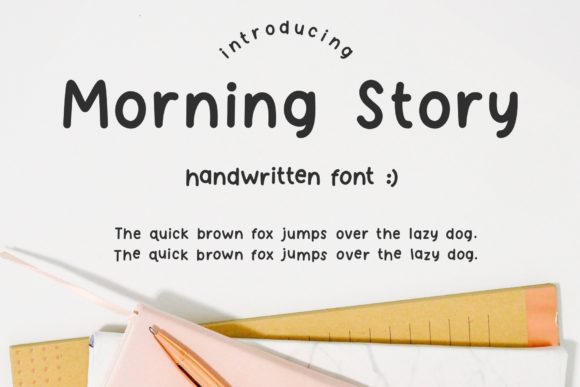 Morning Story Font: A Free Script Handwritten Gem