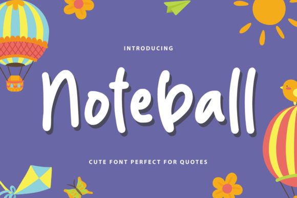 Noteball: The Playful Script Handwritten Font for Distinct Brand Identity