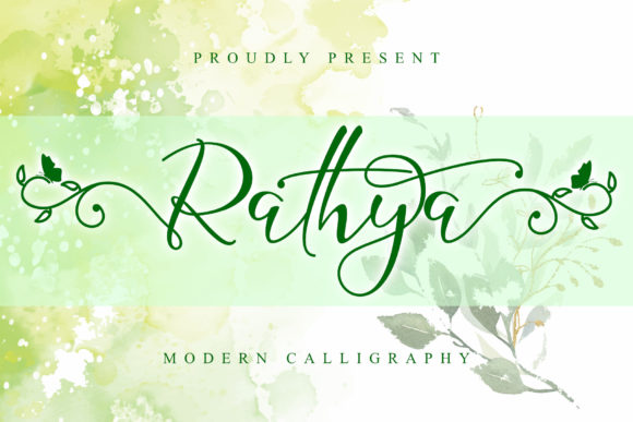 Rathya: A Sweet Handwritten Font for Romantic Designs