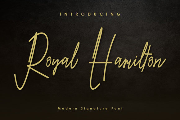 Royal Hamilton Font Review for Elegant Branding