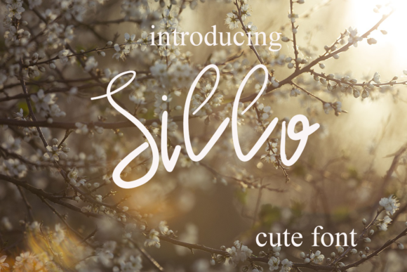 Sillo: A Sweet Handwritten Font for Editorial Design