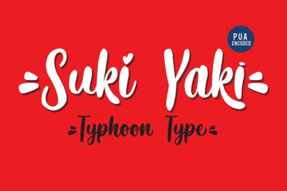 Suki Yaki: The Bouncy Handwritten Font for Editorial Design