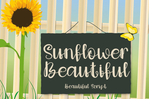 Sunflower Beautiful: The Elegant Handwritten Font for Modern Web Design