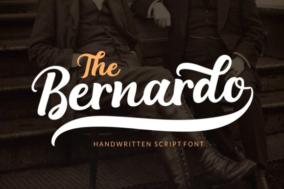 The Bernardo Font: Stylish Handwritten Type for Campaign Headlines