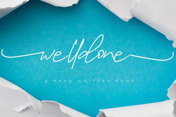 Welldone: The Light Handwritten Font for Luxury Brand Campaigns