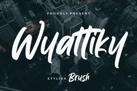 Wyattiky Brushed Handwritten Font for Creative Projects