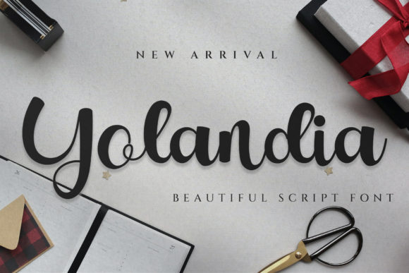 Yolandia Script Handwritten Font for Elegant Branding